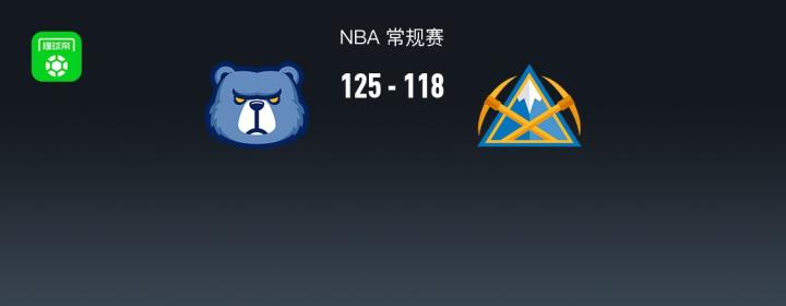  灰熊主场力克掘金，终结连败颓势；约基奇准三双难挽败局。 体育新闻 灰熊主场力克掘金，终结连败颓势；约基奇准三双难挽败局。 体育新闻